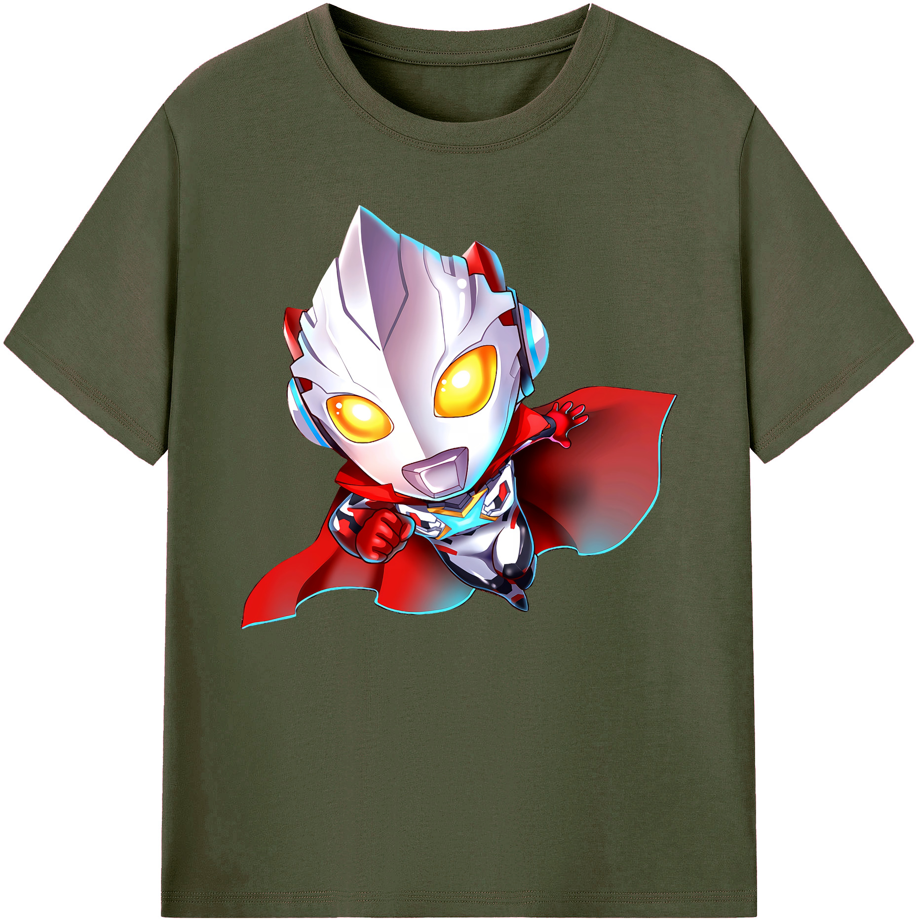 （画像用） ウルトラマン Ultraman 綿100％ メンズ半袖Tシャツ｜肌触りやわらか＆通気性
